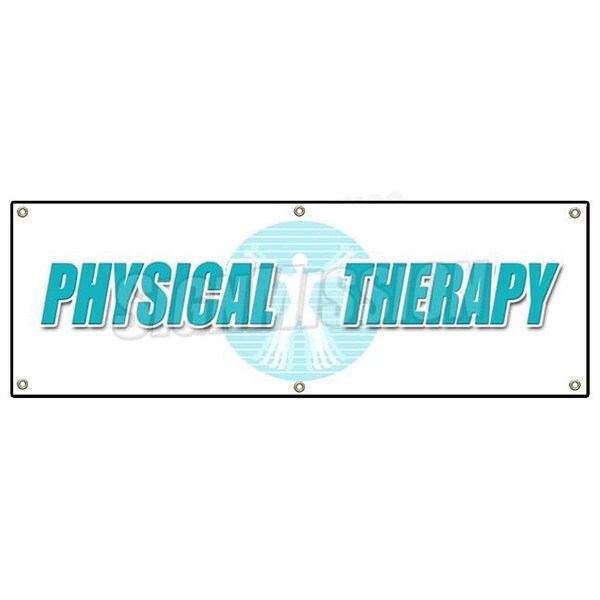 PHYSICAL THERAPY BANNER SIGN therapist signs PT massage rehab rehabilitation